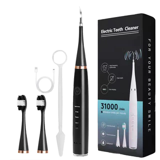 Limpador Dentário Elétrico , Portátil 5 Modos Ajustáveis , 2 Cabeças De Limpeza Substituíveis , Escova Dental Elétrica Para Viagem Ou Casa , Fácil De Usar