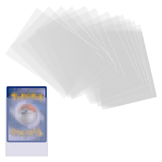 125 Contagem De Mangas De Cartão Transparentes Compatíveis Com Jogos De Tabuleiro De Tamanho Padrão , MTG Magic The Gathering , Pokemon , Lorcana E Cartões Comerciais 2,5 " x 3,5 " (66x91mm) , Thickness É 0,1mm