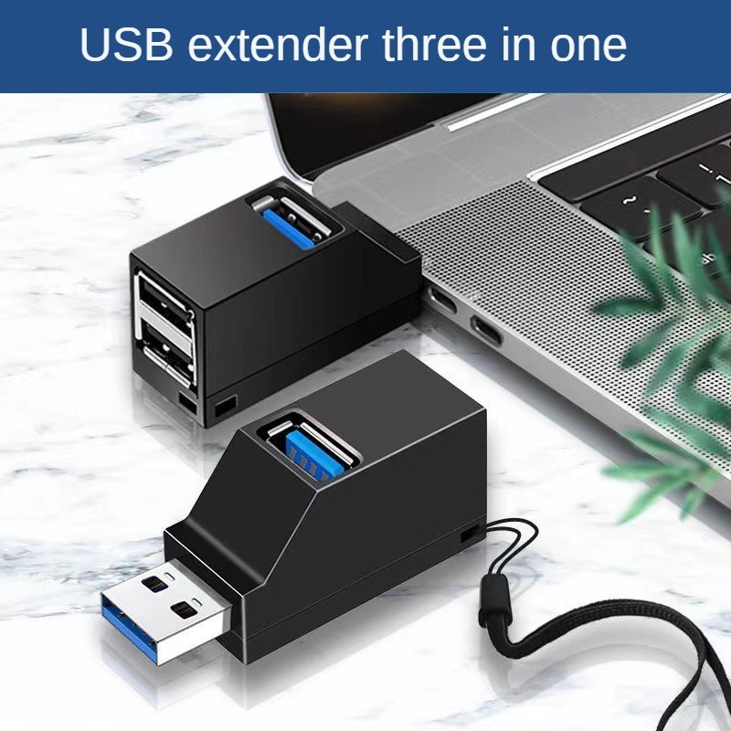 Zacoora USB Hub 3.0 Mini 3 Portas Super Speed 5Gbps Divisor Portátil 3.0 Adaptador De Alta Velocidade Para Computador PC