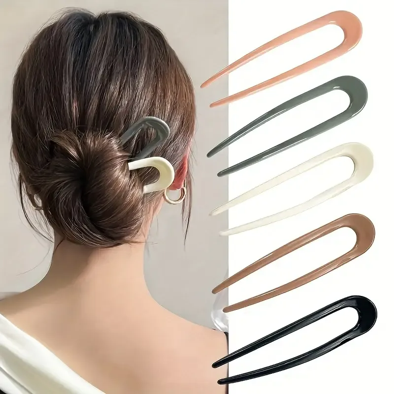 Placa Hairpin Fashion Cabeça Costas Bun Updo Gadget Moda Feminina Tudo Em Combinação Acessórios Para O Fecho De Cabelo De Verão Plug