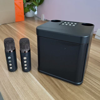 Alto-Falante De Karaokê Bluetooth Sem Fio KD203 Com 2 Microfones