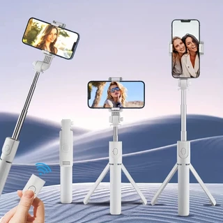1Pcs Bastão De selfie Bluetooth universal horizontal E vertical Tripé Para Celular Ferramenta De Câmera