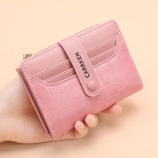 1 Peça Moda Senhoras Moda Senhoras Padrão Crocodilo Carteira de Couro Carteira Curta Estudantes Jovens 70% de desconto Carteira de Grande Capacidade Carteira Multi-Cartão Carteira com Fivela de Fivela Bolsa de Moedas