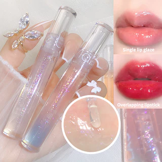 Brilho Labial Transparente Gloss Geléia Água Brilhante Líquido Hidratante Bálsamo