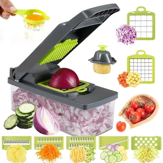 Cortador de legumes doméstico batatas desfiadas desfiado Dicer cozinha ralador rabanete Slicer