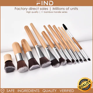 Findcolor 12 Pcs Brown Conjunto de Escova de Maquiagem Profissional Inclui Escova Blush Escova em Pó Solta Escova para Cílios Escova para Sombra em Destaque Escova de Alta Qualidade Conjunto de Viagem Fábrica de Vendas Diretas Presente Doméstico