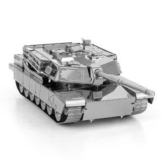 Quebra-Cabeça Educacional Infantil De Brinquedo De Metal Abrams Tank Jigsaw Puzzle