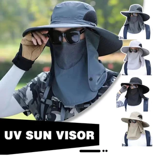 Chapéu De Pescador Verão Masculino Proteção UV