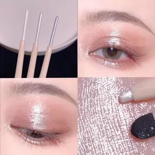 Caneta de Bicho-da-seda piscando Caneta de bicho-da-seda Matte Pearlescent Brightening Eyeshadow Stick à prova d