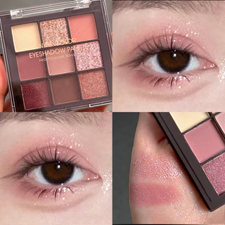 9 Cores Paleta Sombra Dos Olhos À Prova D