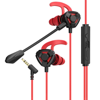 G21 Fone De Ouvido Com Fio Para Jogos, Configuração De Febre, Microfone Plug-In, Intra-Auricular, Som De Alta Qualid