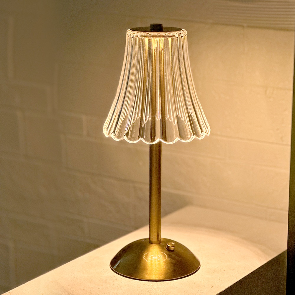 Lâmpada De Mesa Com Barra De LED Para Iluminação Interna Sensor De Toque De Luz De Quarto Sem Fio Três Cores