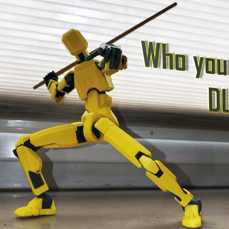 Lucky Doll Desktop Decoration 13 Doll Toy Impressão Móvel 3D Doll Toy 3a Geração Dummy Doll DIY Ferramenta de Descompressão de Corpo Inteiro