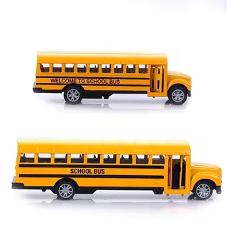 Brinquedo De Ônibus Escolar Para Crianças , Modelo Adequado Pequenas , Natal , Dia Das Bruxas , Presente De Ação De Graç