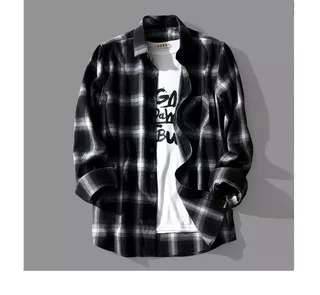 Camisa De Manga Comprida Lisa Mola Masculina Versátil Casual