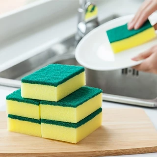 10pcs Esponja de Limpeza de Cozinha Esponja de Limpeza de Cozinha Esponja Mágica de Limpeza de Cozinha Esponja Mágica de Limpeza de Louça S