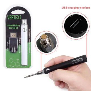 510mAh Caneta de Bateria com Rosca de Solda Aquecimento Ajuste 350/650mAh Kit