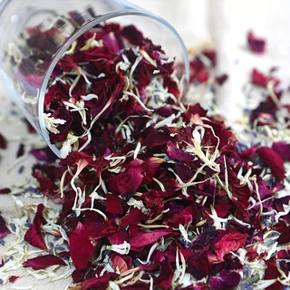 1 Pacote De Confettis Decorativos Para Festa De Casamento Pétalas Secas Rosa Natural Fragmentos De Papel Colorido Espalhado Com Verdadeiras 20g