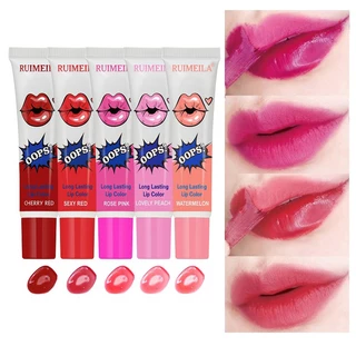 1PCS/2P CS O Brilho Labial Rasgado É À Prova D'água , De Longa Duração , Fácil De Aplicar , A Cor E Não Remover Maquiage em Oferta na Shopee