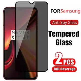 1/2 Pçs Protetor De Vidro Temperado Anti-Espião Para Samsung A14 A15 A23 A34 A51 A52S A54 A55 A73 S23 S24 FE 5G