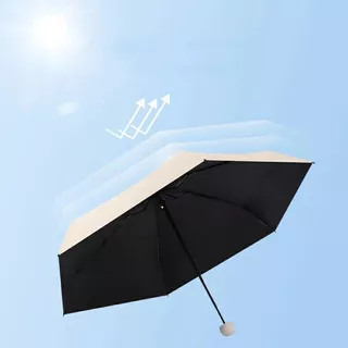 Capsule Guarda-Chuva Sunny E Rainy Dualuse Proteção Solar Resistente Ao Vento Portátil Para Viagens Ar Livre Mini