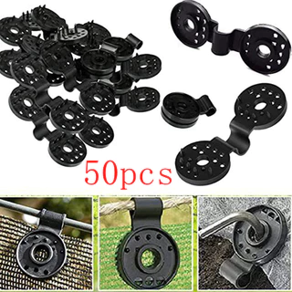 50Pcs Clipes De Pano De Sombra Tecido Para Cobertura De Malha De Rede Sunblock No Quintal Do Jardim Fixador De Estufa