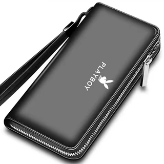 Carteira Masculina Nova , Longa , Múltiplas Ranhuras Para Cartões Curta , Zíper De Negócios Masculino , Bolsa multi-Funcional Celular Genuína