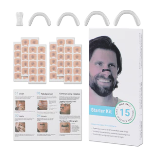 Dilatador Nasal Sono Dilatadores De Respiração Kit Inicial Nariz Tiras Reduzir Ronco