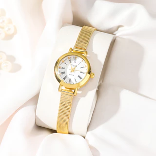 Relógio Feminino Transfronteiriço Casual Simples De Cintura Fina Romano De Quartzo