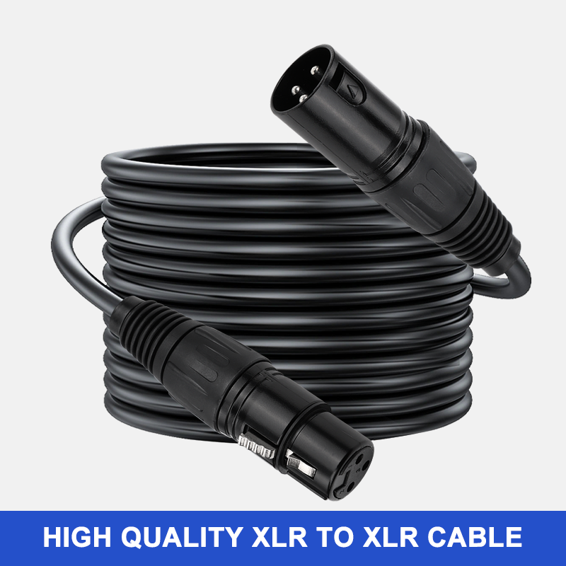 Cabo De Áudio XLR , Microfone Macho Para Fêmea KTV De 3 Pinos Do Alto-Falante Equilibrado Adequado .