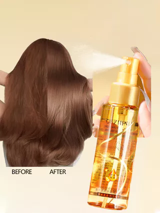 100ml de Óleo Essencial para Cuidados com os Cabelos Spray Hidratante Suavizante Melhora o Frizz