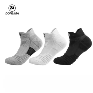 1 Par/Meias De Bola Azul , Toalha Espessada Masculina Laço Elite , Tubo Curto Topo Baixo Exterior Esportivas