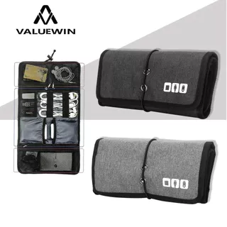[Valuewin] Saco de armazenamento para cabo de dados Saco de armazenamento para cabo de dados Saco de armazenamento para fone de ouvido Carregador de disco U Leitor de cartão de disco Saco de armazenamento portátil Acessórios digitais à prova d'água Saco d