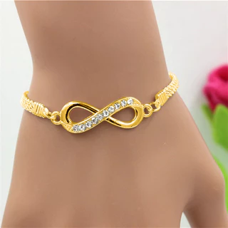 Novo Estilo de Moda Moda Diamante Criativo de 8 caracteres Bracelete de 8 caracteres sem fim
