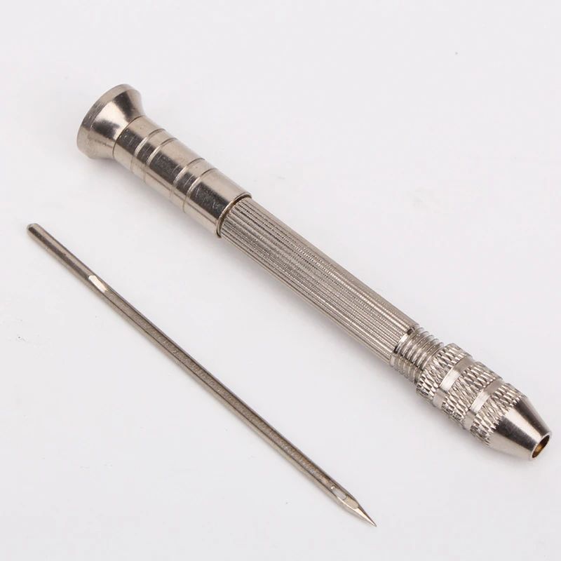 Conjunto Multifuncional De kit De Costura Em Couro , Agulhas Com Furo , Artesanato De Bricolage Substituíveis