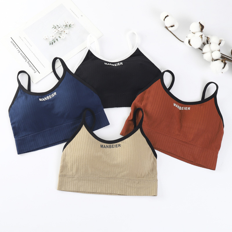 Roupas íntimas esportivas Roupas íntimas femininas Sling Tube Top Lindo colete traseiro sem fio Reunindo mulheres de peito Multicolor sem costura