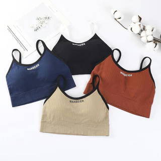 Roupas íntimas esportivas Roupas íntimas femininas Sling Tube Top Lindo colete traseiro sem fio Reunindo mulheres de peito Multicolor sem costura