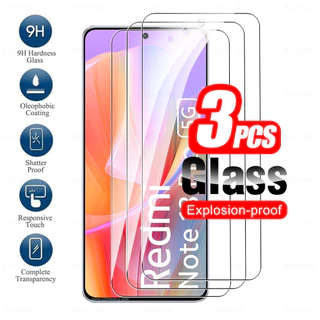 Protetor De Tela Cheia De 3 Unidades Para Redmi A3 Vidro Temperado Flim
