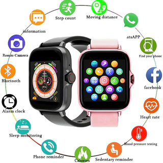 Relógio inteligente pulseira bluetooth i pressão arterial freqüência cardíaca esportes rastreador de fitness masculino e feminino