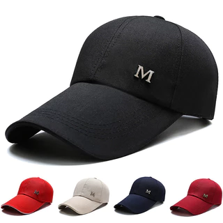 1 Boné De Beisebol Masculino PCS Com Tecido De Poliéster Sólido Casual E Decoração De Cartas