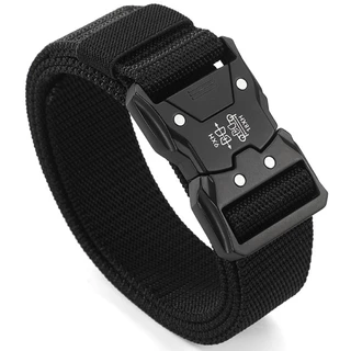 Cinto De Treinamento De Lazer Para Homens Design Clássico Moda Corresponde Ao Essencial Tático De Liberação Rápida Snap Ar Livre