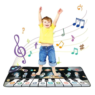 Floor Brinquedos De Piano Baby Music Mat Com Melodias Anti-Derrapante Teclado Para Crianças Educativos Infantis