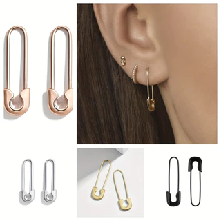 Brincos Com Design Requintado De Alfinetes Elegante Jóias De Estilo Simples Casual Diário