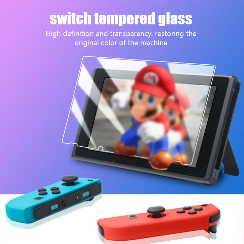 3pcs Switch Tempered Film 9H Com Cobertura Total De Alta Definição E Transparência