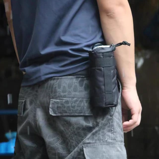 Saco para Garrafa de Água Esportiva ao Ar Livre Saco Multifuncional MOLLE Acessório de Montanhismo Saco para Garrafa de Água de Ciclismo Saco para Pendurar na Cintura