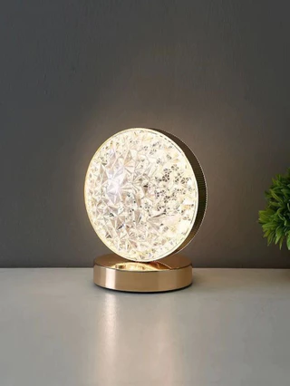 Abajur de mesa Moon Touch de 1 unidade, abajures de mesa lunar de cabeceira de 3 cores, lâmpada LED de atmosfera fofa, abajures de mesa de cabeceira para quarto, berçário, sala de estar, escritório, jantar