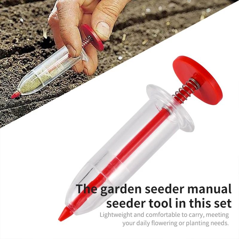 Semeador De Seringas Mini Sementes De Jardim Manual Semente