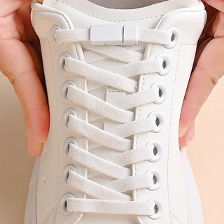 1 Par de cadarços magnéticos de decolagem Magnéticos Cadarços magnéticos de decolagem Elásticos Fivela Elástica Preguiçosos Cadarços Moda Adequados para