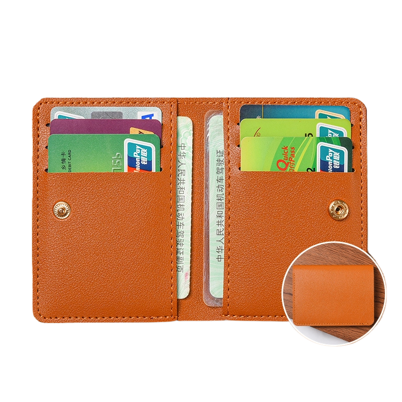 Carteira De Cartão-Elegante Porta-Cartões De Crédito Slim Bifold Para ...