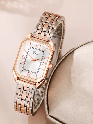 Estilo Preppy Ladies Business Preppy Simples Casual Quartz Watch Fashion Trend